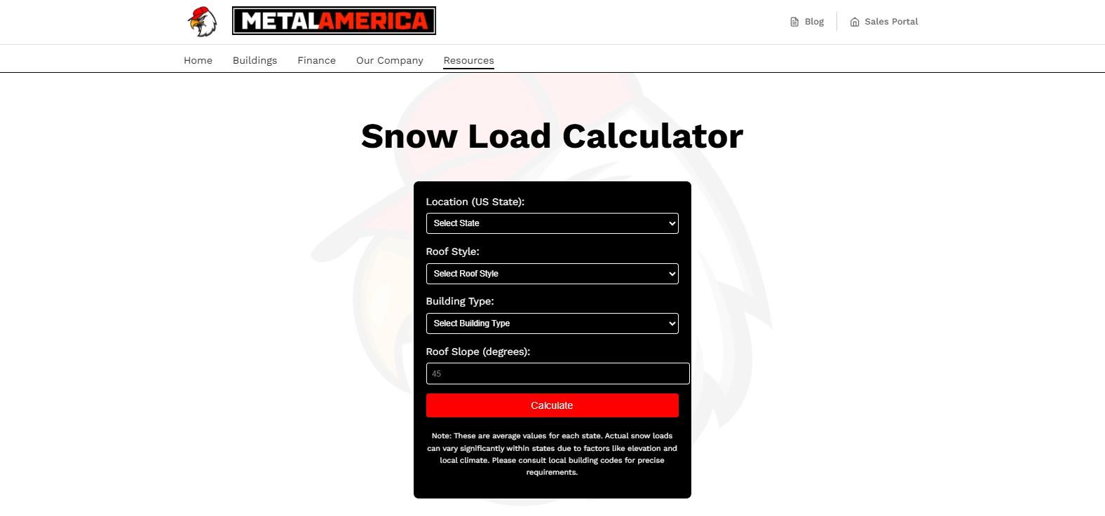 Snow Load Calculator
